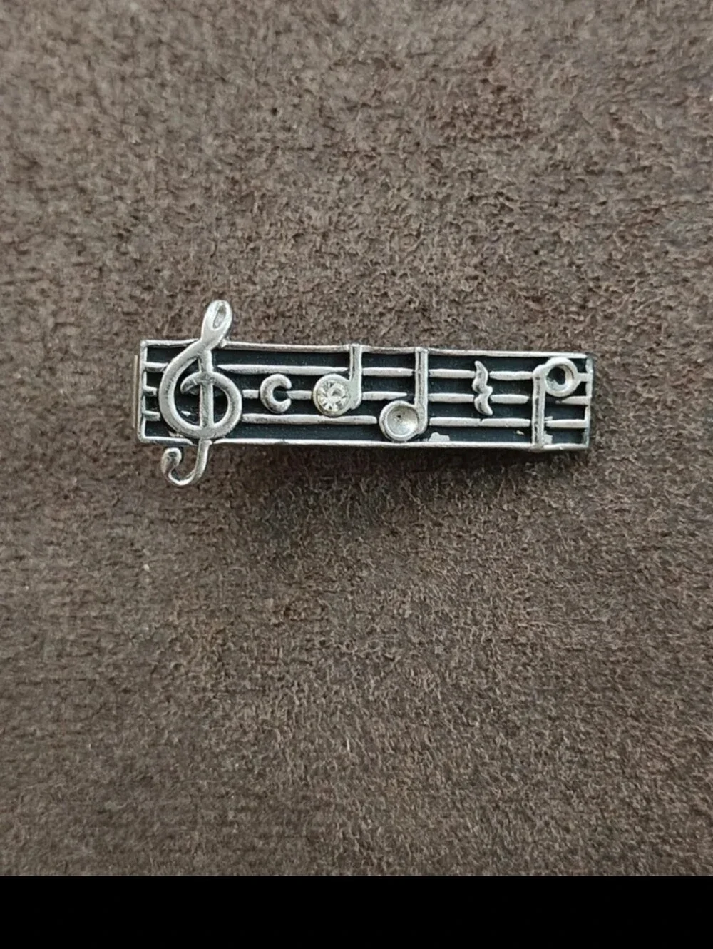 1950s/60s Swank Musical Notes Tie Bar/Tie Clip